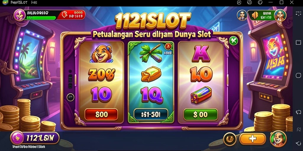 Tampilan gameplay 1121SLOT yang mendebarkan dan penuh petualangan.