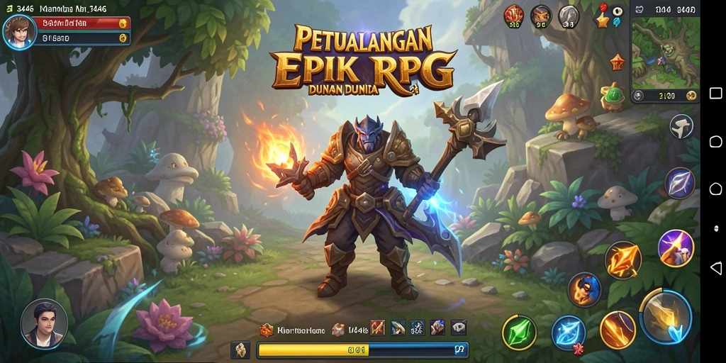 Tangkapan layar 3446 yang menampilkan aksi seru di dunia RPG.