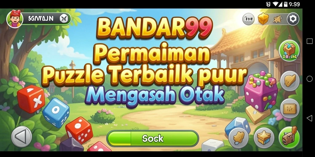 Screenshot utama BANDAR99 menampilkan gameplay Puzzle yang menarik dan seru.