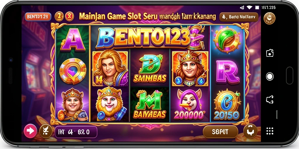 Tampilan gameplay menarik dari BENTO123 Slot dengan fitur bonus.