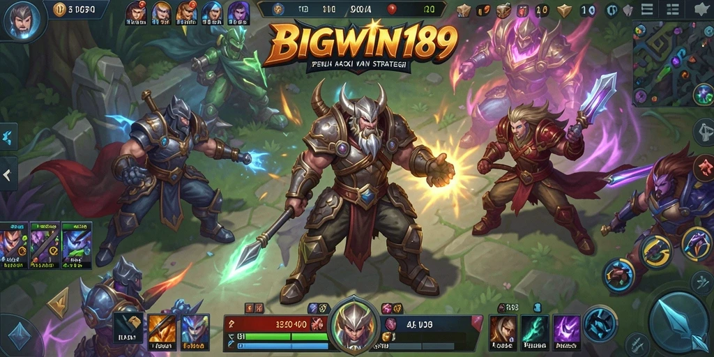 Gameplay penuh aksi di BIGWIN189 dengan karakter unik dan tim strategis.