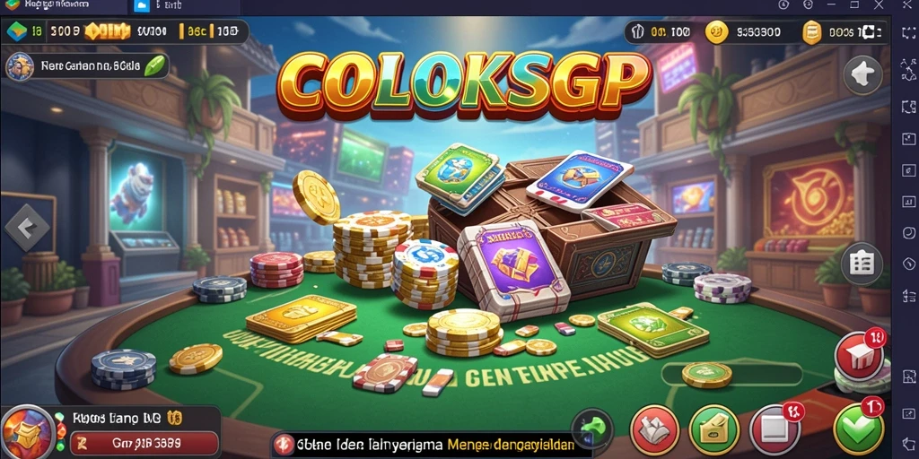 Gameplay COLOKSGP yang menampilkan aksi karakter dalam mode Idle.