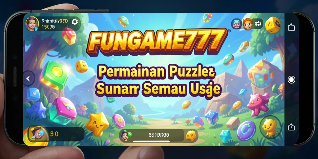Screenshot FUNGAME777 menunjukkan serunya gameplay Puzzle yang menantang.