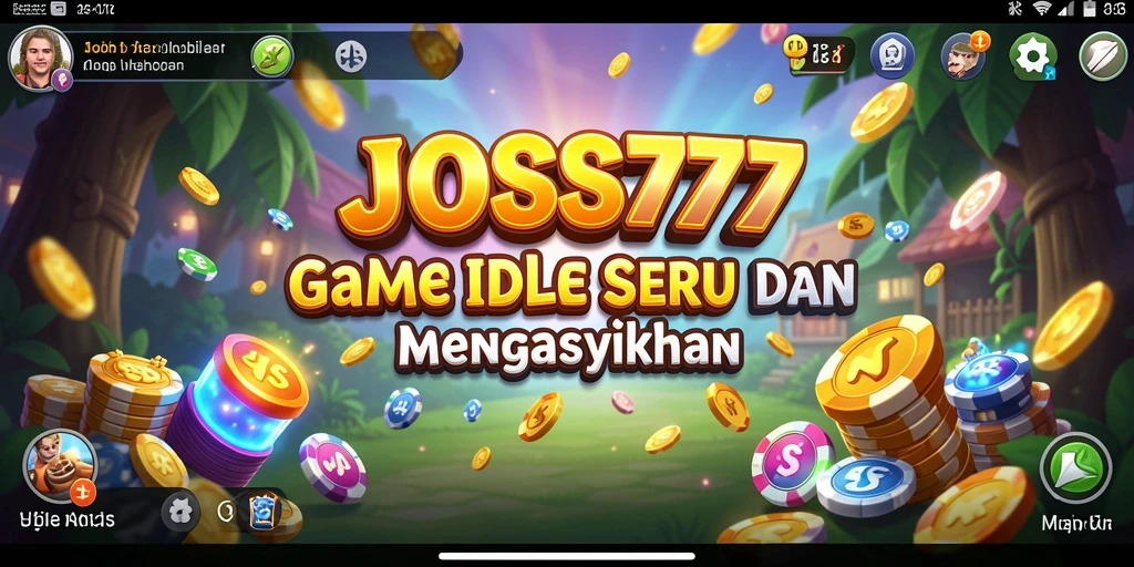 Tampilan gameplay JOSS777 yang menarik dan menghibur dalam genre Idle.