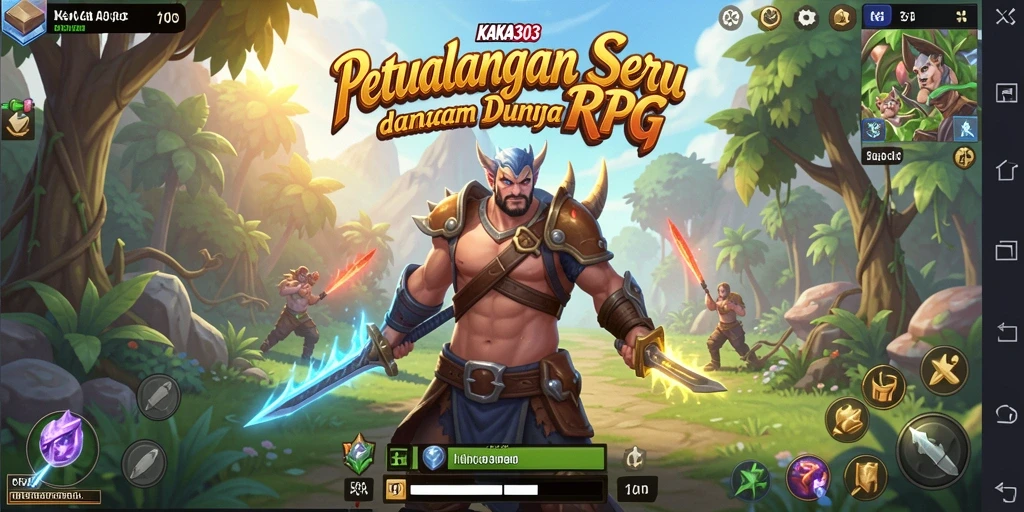 Screenshot gameplay KAKA303 yang menunjukkan aksi pertarungan mendebarkan.