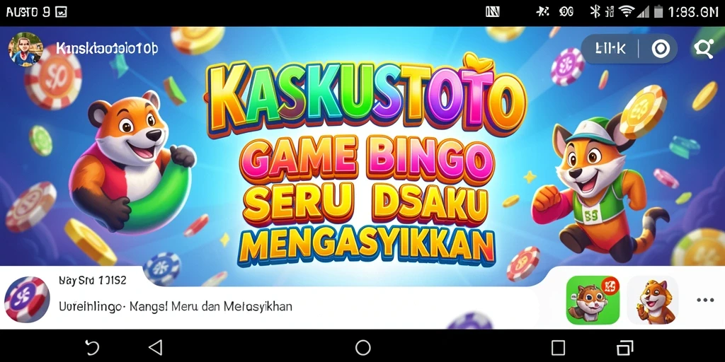 Tampilan gameplay seru dan interaktif di KASKUSTOTO.
