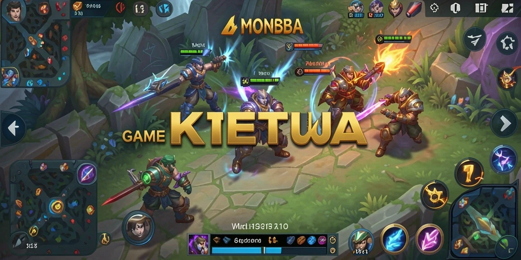 Tampilan gameplay seru KETUA di tengah pertempuran MOBA.