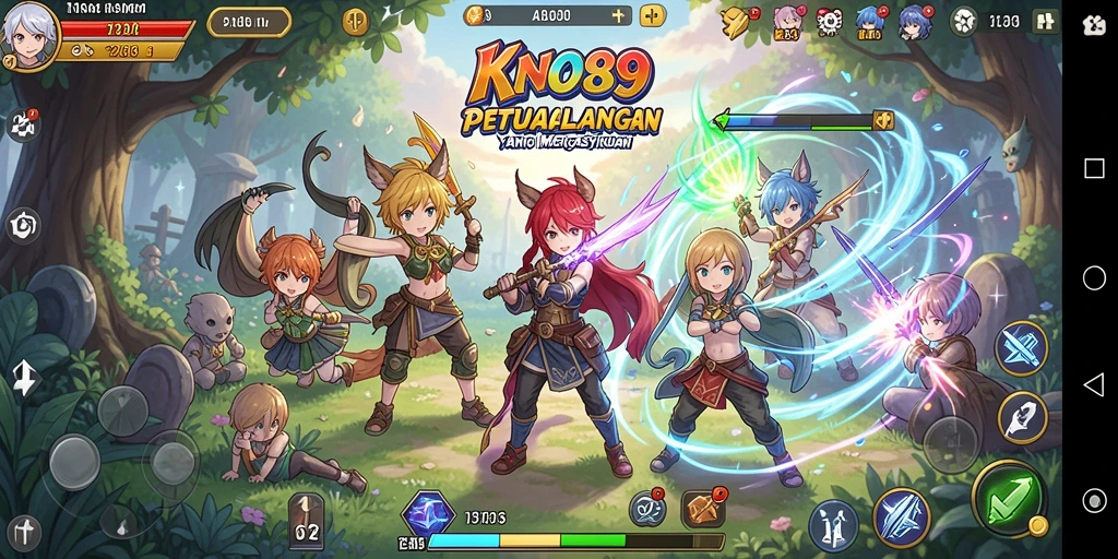 Screenshot KNO89 menampilkan aksi seru dalam dunia anime yang memikat.