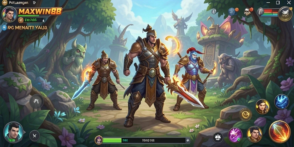 Gameplay seru dalam dunia RPG yang menakjubkan.
