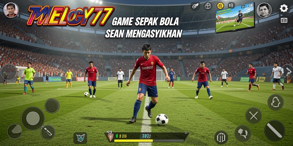 Tampilan menarik dari gameplay seru di MELODY77 saat bertanding.