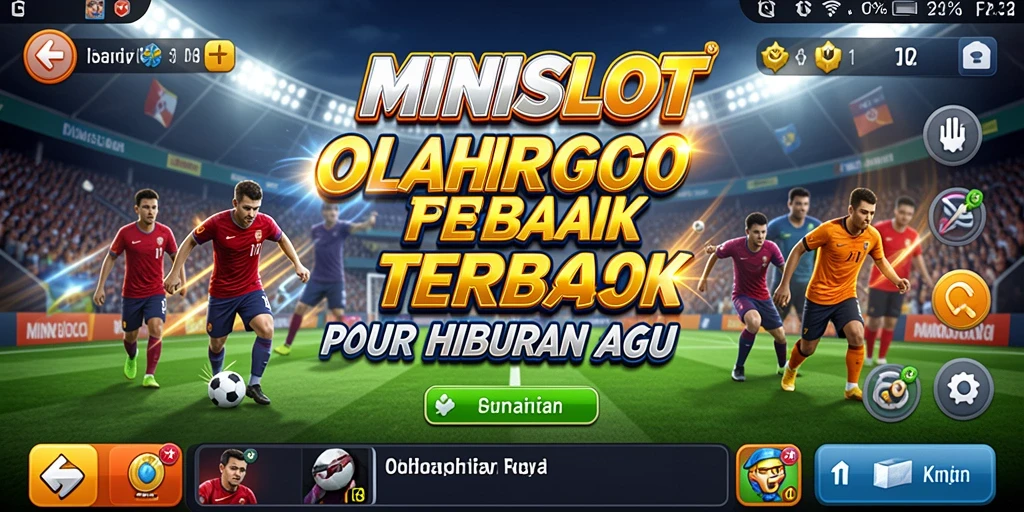 Tampilan gameplay menarik dari MINISLOT yang menampilkan keseruan olahraga.