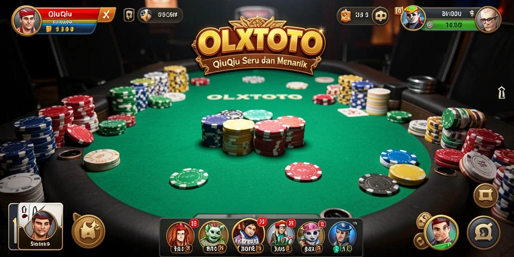 Tangkapan layar gameplay OLXTOTO menampilkan aksi QiuQiu yang seru.