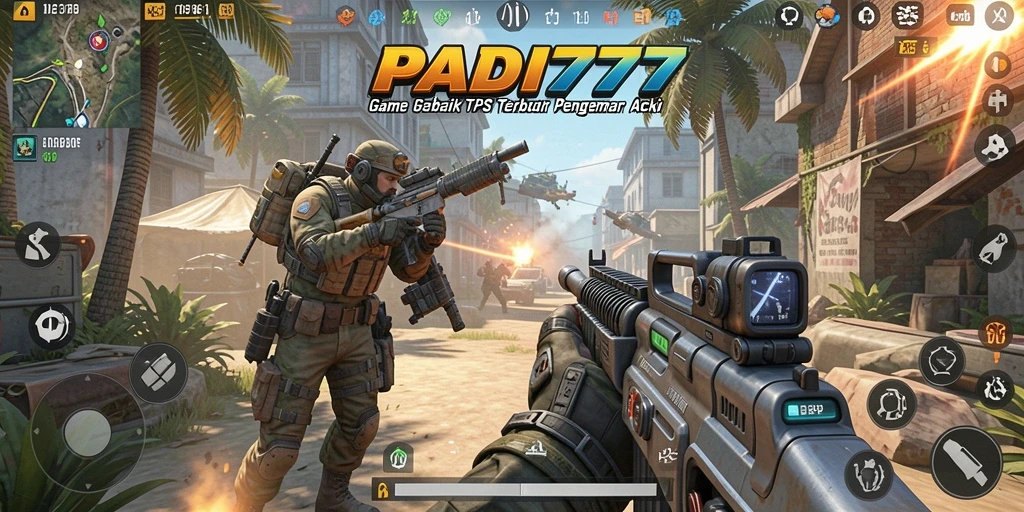 Screenshot permainan PADI777 yang menunjukkan aksi TPS mendebarkan.
