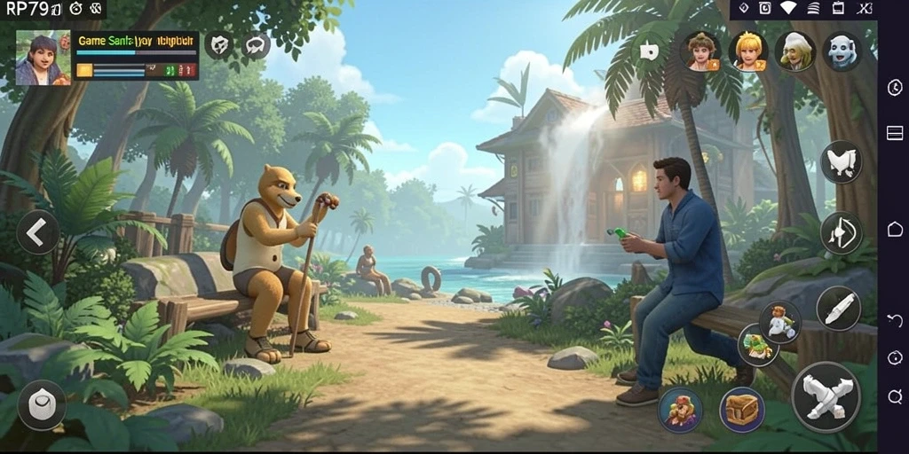 Screenshot gameplay RP79 menampilkan aksi seru dan menyenangkan.