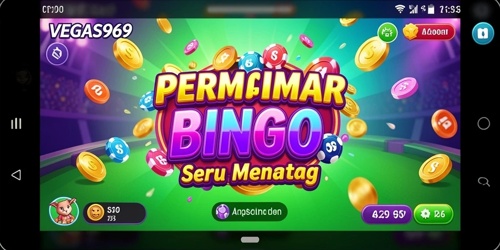Tampilan gameplay seru saat bermain Bingo di VEGAS969.