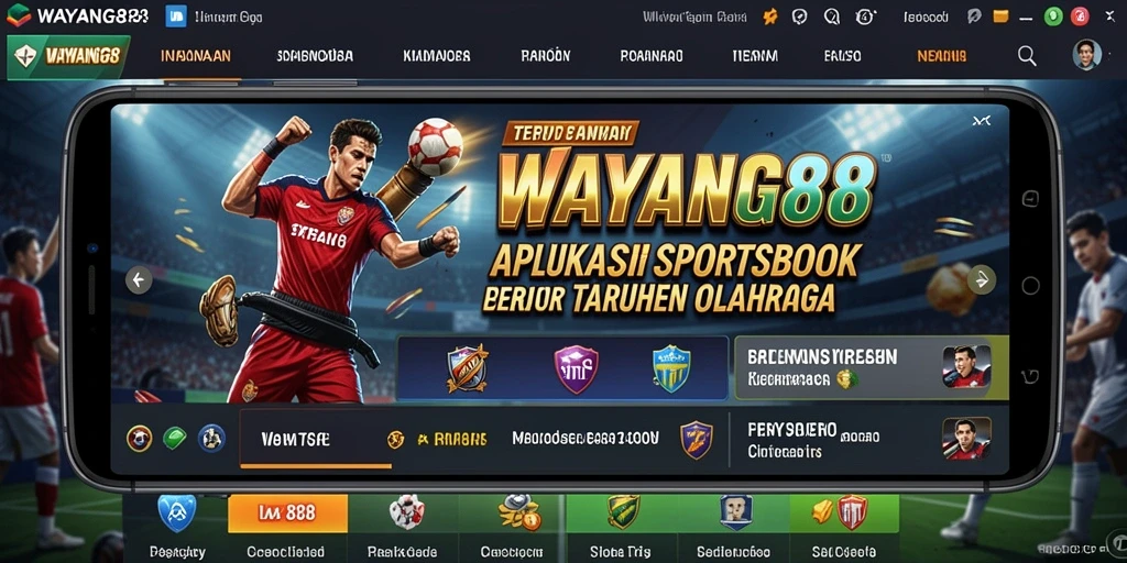 Tampilan gameplay menarik dari aplikasi Sportsbook WAYANG88.